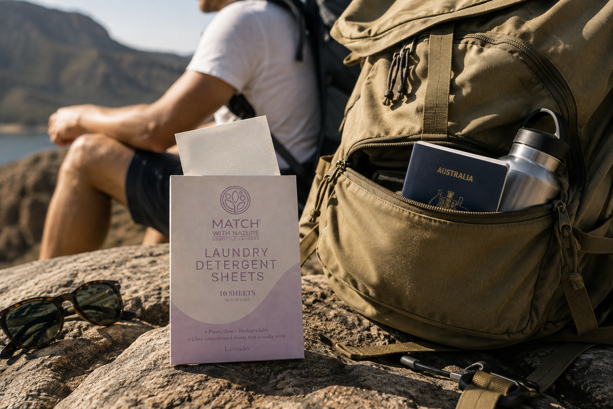 Match with Nature Lavender Travel Laundry Sheets
