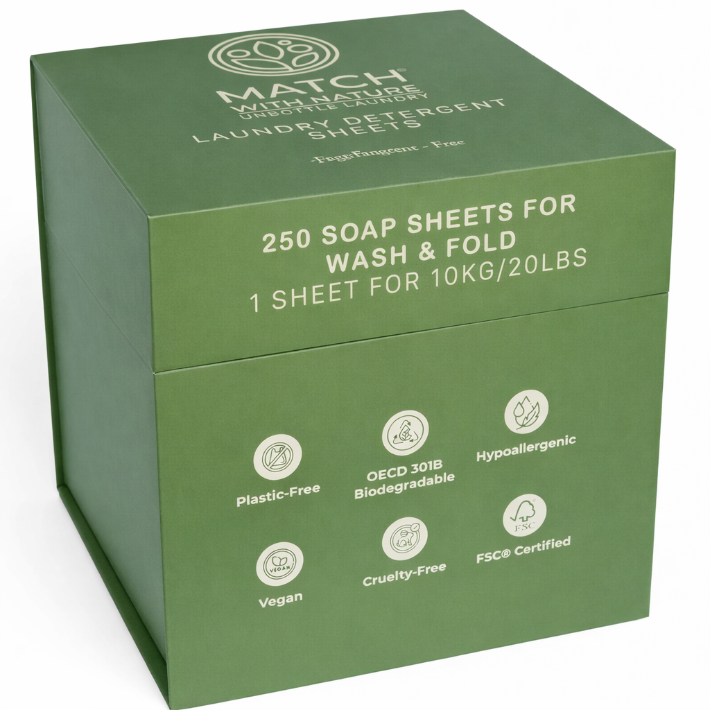 Commercial Laundry Detergent Sheets – WDF Bulk System (6,000 Sheets) Fragrance-free