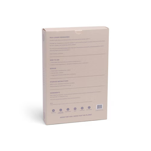 Laundry Detergent Sheets – Lavender (90 Sheets | Up to 180 Loads)