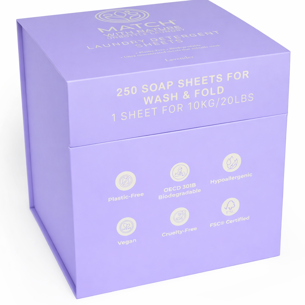 Commercial Laundry Detergent Sheets – WDF Bulk System (6,000 Sheets) Lavender