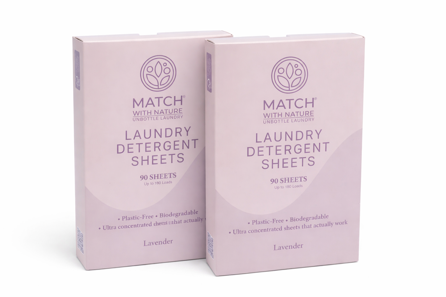 Laundry Detergent Sheets – Lavender (90 Sheets | Up to 180 Loads)