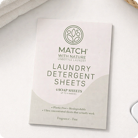 Single-Load Laundry Sheets — Fragrance Free (Ideal for Guest Use)