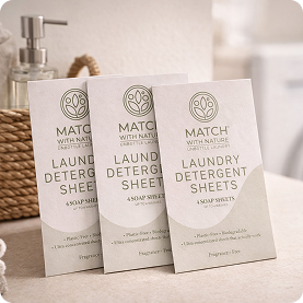 Single-Load Laundry Sheet Envelopes - Fragrance-free
