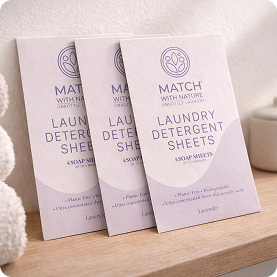 Single-Load Laundry Sheets — Lavender (Ideal for Guest Use)