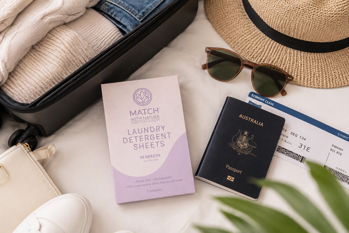 Match with Nature Lavender Travel Laundry Sheets