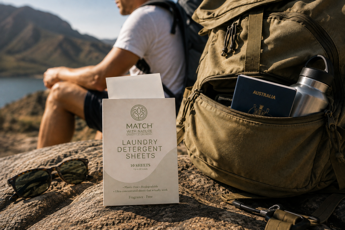 Match with Nature Fragrance Free Travel Laundry Sheets