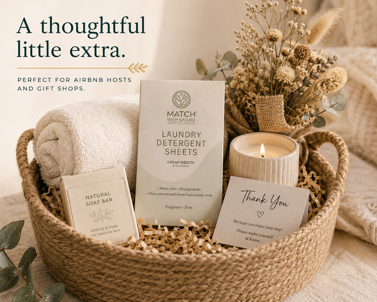 Match with Nature Fragrance Free Individual Guest Laundry Packs
