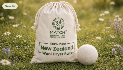 100% New Zealand Wool Dryer Balls | Reusable Dryer Ball Set (6 Pack)