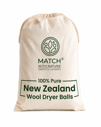100% New Zealand Wool Dryer Balls | Reusable Dryer Ball Set (6 Pack)