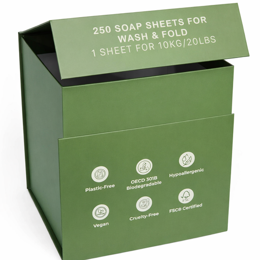 Commercial Laundry Detergent Sheets – WDF Bulk System (6,000 Sheets) Fragrance-free