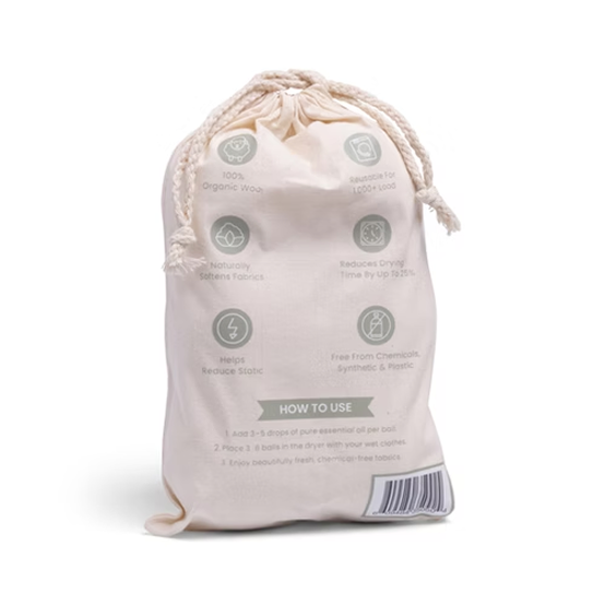 Wool Dryer Balls – Commercial Supply (6 Pack)