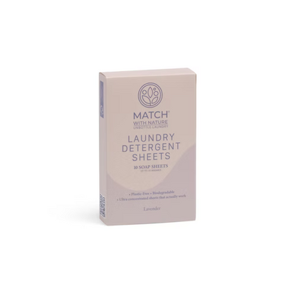 Match with Nature Vend-Ready Laundry Detergent Sheets Wholesale