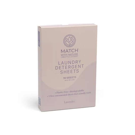 Laundry Detergent Sheets – Lavender (90 Sheets | Up to 180 Loads)
