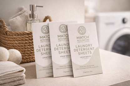 Single-Load Laundry Sheets — Fragrance Free (Ideal for Guest Use)