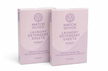 Laundry Detergent Sheets – Lavender | Drawer Pack (90 Sheets • Up to 180 Loads)