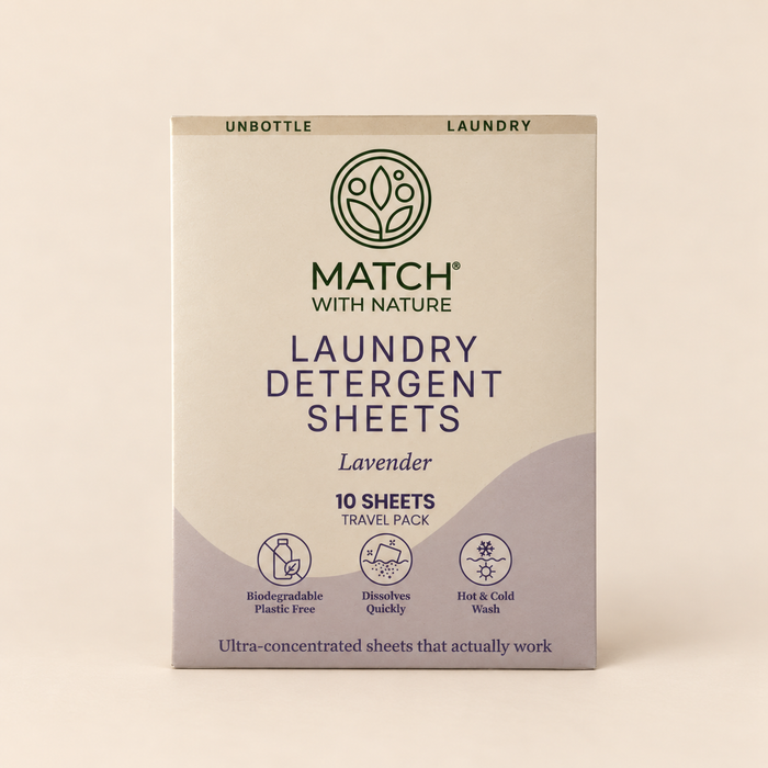 Travel Laundry Sheets – Lavender | Travel Pack (10 Sheets)