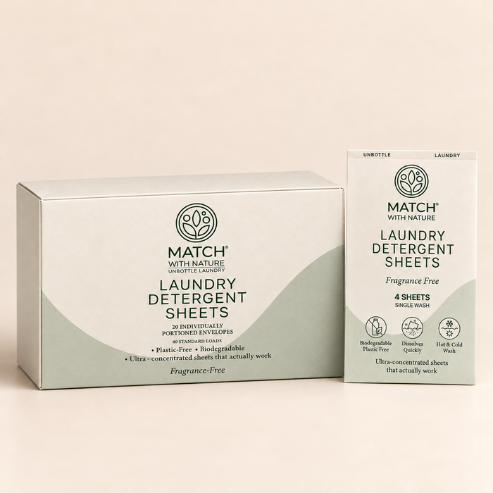 Single-Wash Laundry Sheets – Fragrance Free | Guest Packs