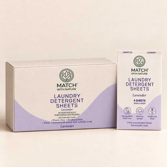 Single-Wash Laundry Sheets – Lavender | Guest Packs